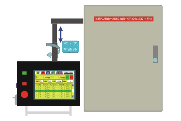 上壓式簡易智能折彎機(jī)數(shù)控系統(tǒng)